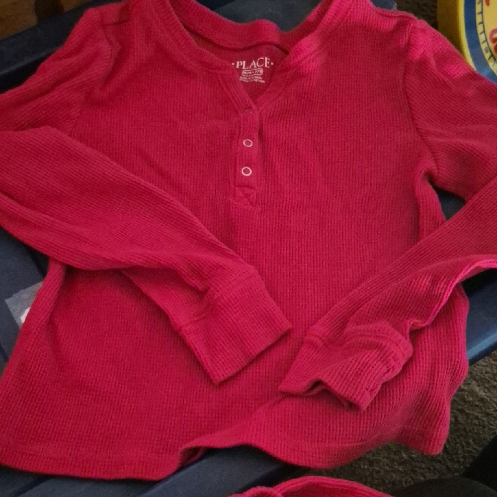 Place Kids Vibrant Red Long Sleeve Tee